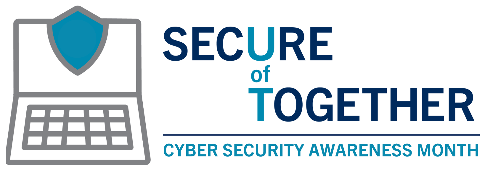 Logo for cyber security awareness month